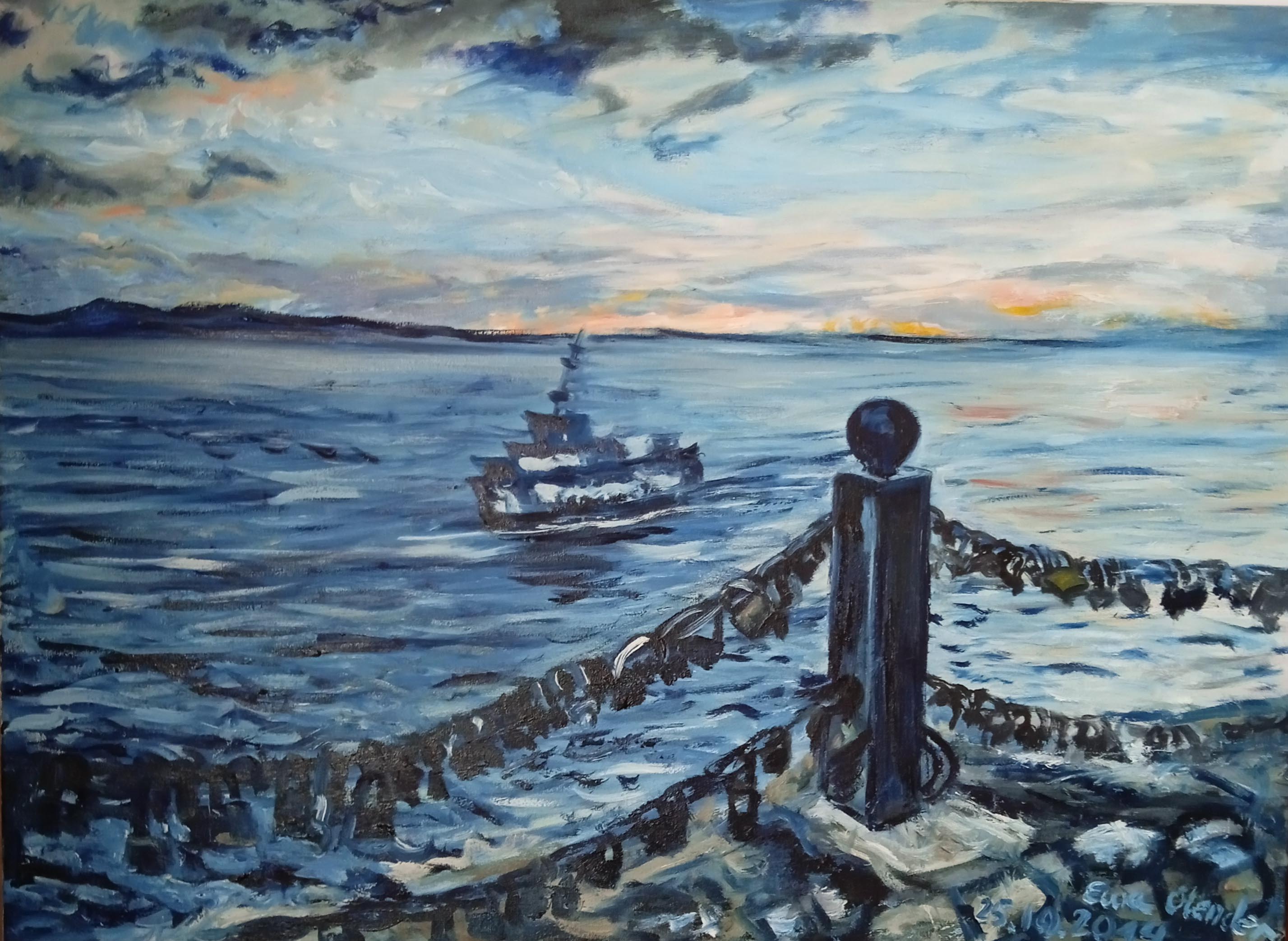Praca malarska Ewy Olender