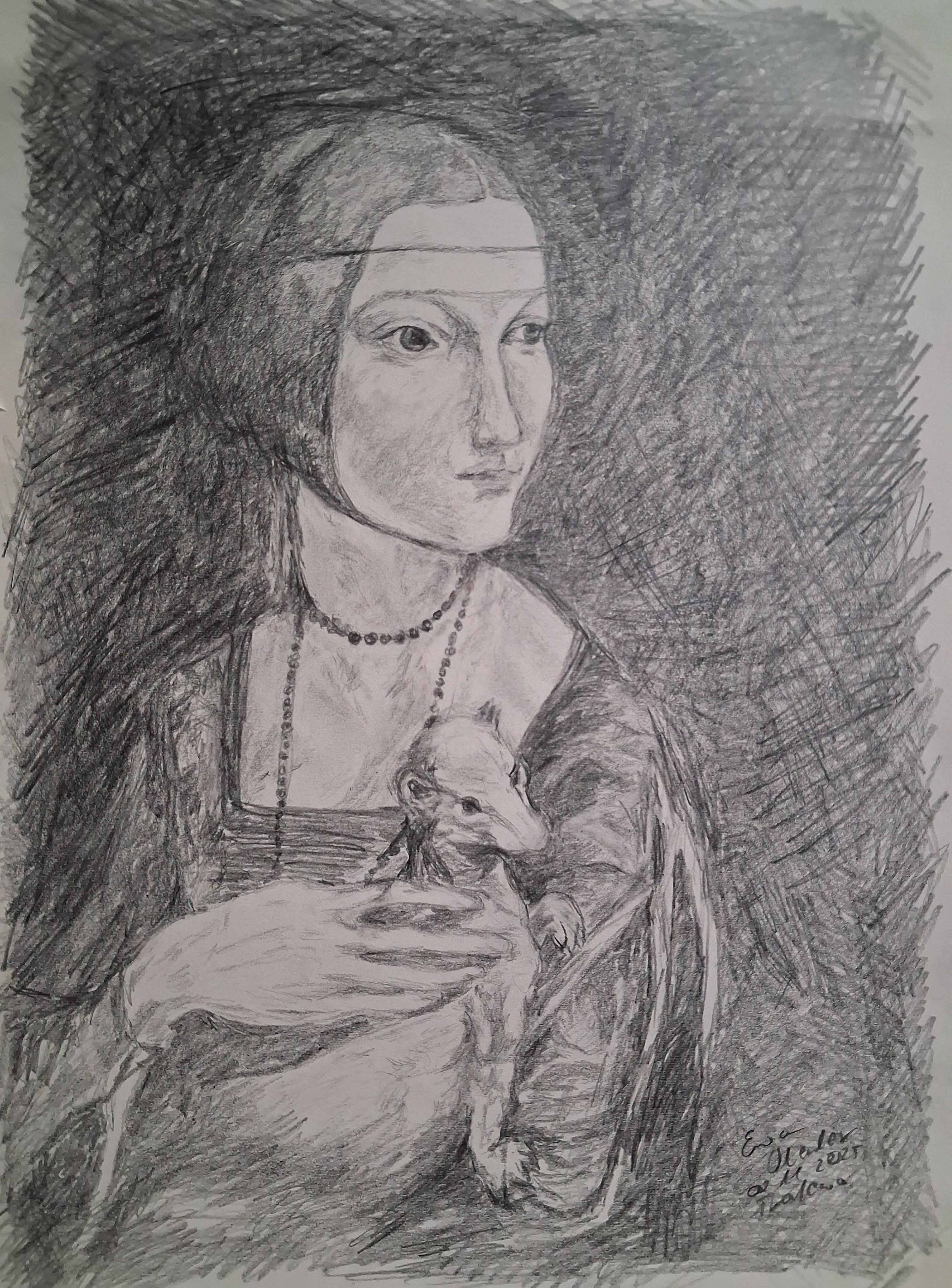 Praca malarska Ewy Olender