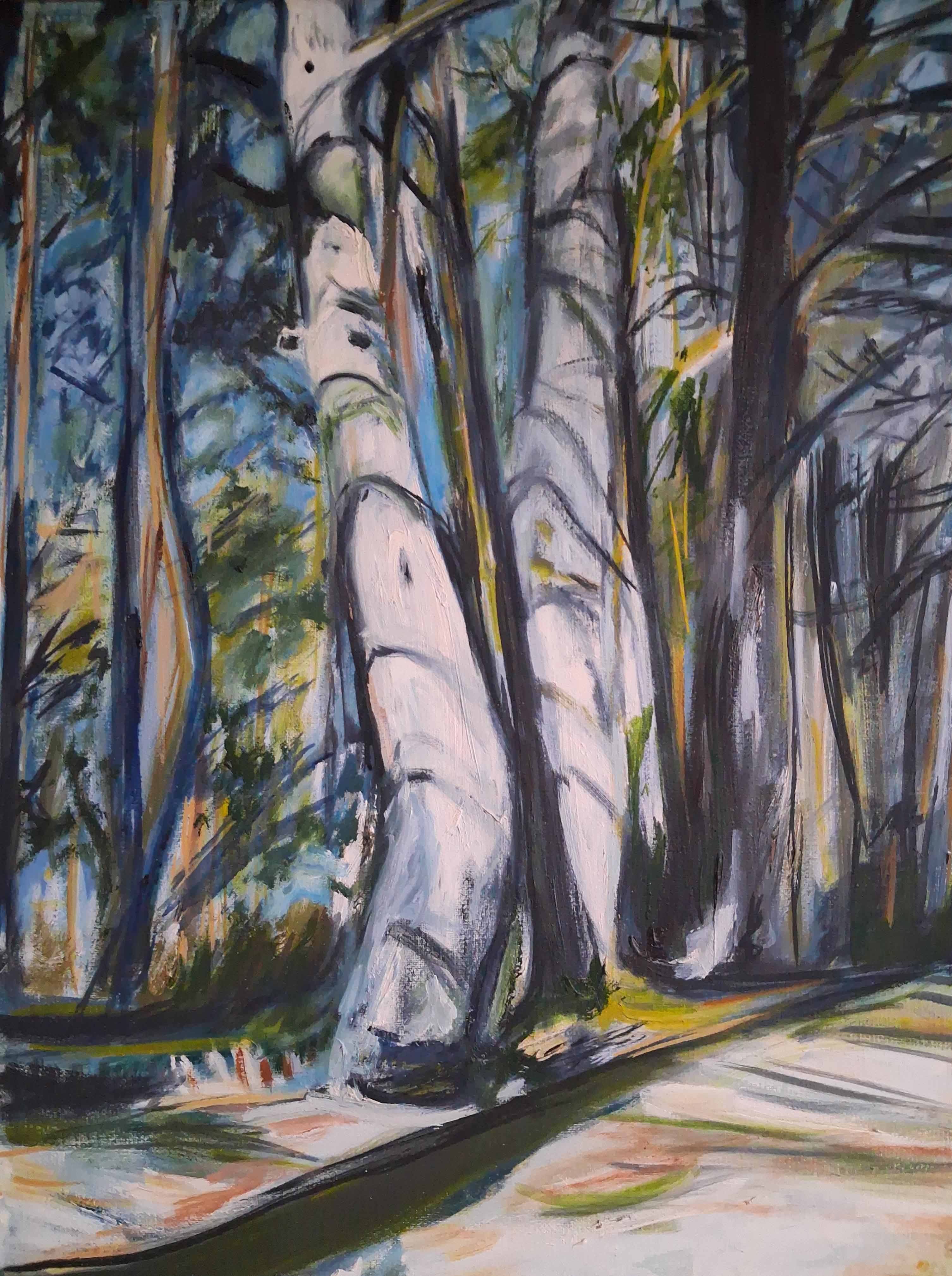Praca malarska Ewy Olender