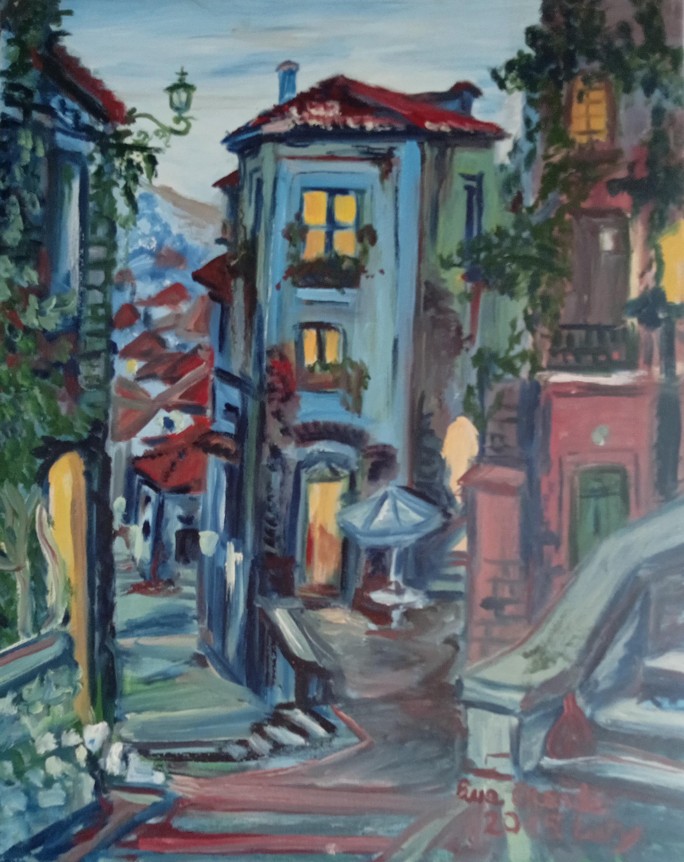 Praca malarska Ewy Olender